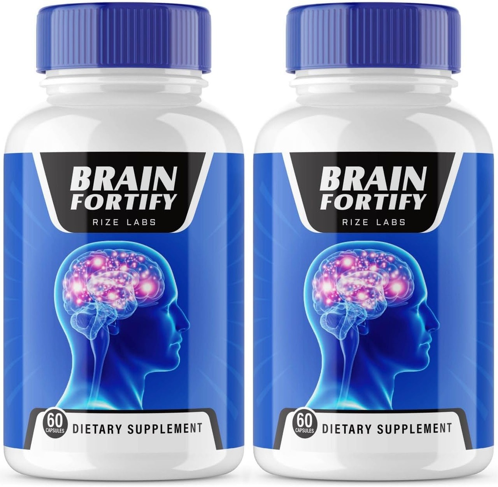 (2 Pack) BrainFortify supplément, BrainFortify formule de soutien de la mémoire organique, BrainFortify pour réduire les effets négatifs du brouillard cérébral, Brain Fortify utilisé pour stimuler la mémoire, Commentaires (120 Capsules)