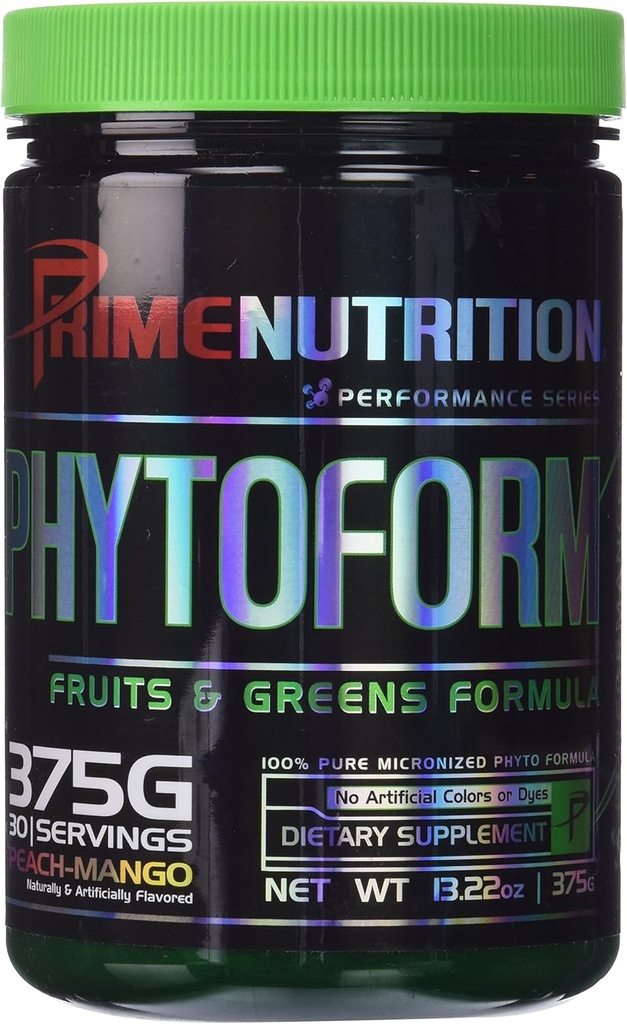 Phytoforme (Fruits et Verts) Prime Nutrition 375g (Peach-Mango)