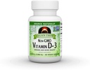 Source Naturelle Vrai végétalien, Vitamine D-3 non OGM, Supplément alimentaire pour la santé immunitaire et osseuse*, 2 000 UI - 30 capsules