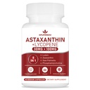 Astaxanthine et lycopène 70mg, supplément d'astaxanthine avec Phosphatidylcholine, Lutéine et Zeaxanthine, supplément puissant antioxydants pour la peau, les yeux et la santé articulaire (60 capsules)