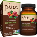 Organic Zinc, Whole Food Mineral Formula for Immune & Skin Support (60 Organic Capsules)