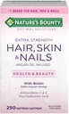Les cheveux, la peau et les ongles de la nature, 250 Softgels (5 pack)