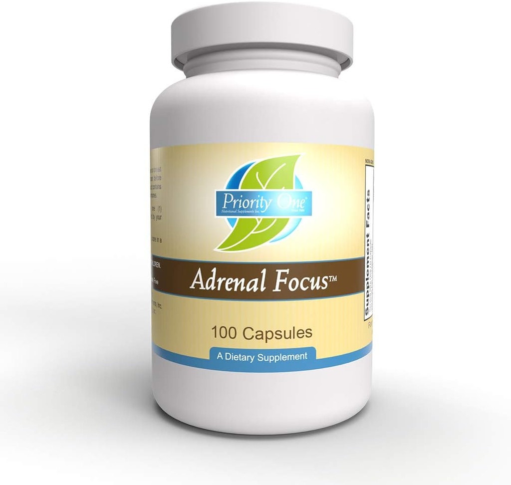Priorité 1 Vitamines Adrenal Focus 100 Capsules Adrenal Support
