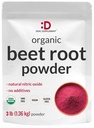 Poudre de racine de betterave biologique, 3lbs - Légumes crus superalimentaires - Supplément naturel à l'oxyde nitrique - soutient l'énergie, le cœur et la santé immunitaire avant l'entraînement - non-OGM, végétalien