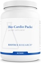 BIOTICS Recherche Bio Cardio Packs Suppléments quotidiens pratiques pour la santé cardiaque, acides gras essentiels, formule nutritionnelle complète, santé cardiovasculaire 60 Packs