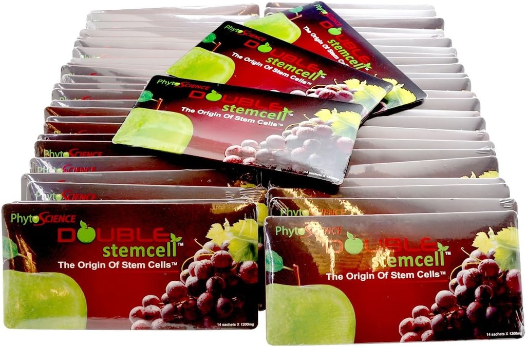 80 Pack PhytoScience Double Stemcell Anti-Vieillissement Antioxydant Produit EXP05/2020 (14 sachets par pack)