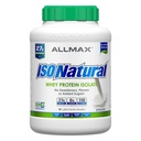 ALLMAX ISONATURAL Isolation des protéines de lactosérum, non aromatisée - 5 lb - 27 grammes de protéines par scoop - Zéro gras et sucre - 99% Sans lactose - avec prébiotiques - Pas d'arôme artificiel - Environ 78 portions
