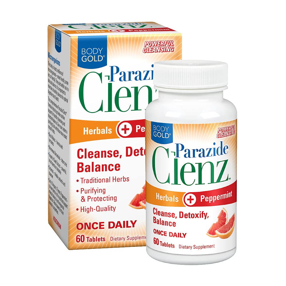 Body Gold Parazide Clenz Herbes et menthe poivrée
