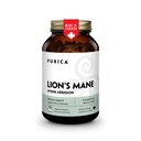 PURICA - Lion's Mane Micronised Mushrooms, 120 Capsules Vegan 60 jours d'approvisionnement - Promotion de la santé cognitive - Non-OGM et sans gluten - Focus and Memory Support - Cerveau Health and Improve Digestion