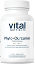 Vital Nutrients Phyto-Curcumin Plus Enzymes | Curcumin Supplements with Phytosome Extract | Support for Muscle, Bone, Liver, and Heart Health* | Gluten, Dairy, Soy Free | 60 Capsules