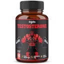 agobi Supplément de testostérone pour hommes - 11 herbes - Ashwagandha, Tribulus, Ginseng et plus - 60 capsules pour 1 mois
