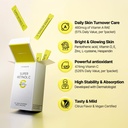 VITALBEAUTIE Super Retinol C (Poudre, Supplément soin de la peau) 30 paquets Collgen liquide pour les femmes, Super Collagen Lifting Shot