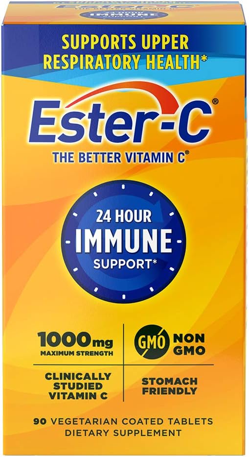 Ester-C Vitamine C, 1 000 mg, 90 comprimés enrobés
