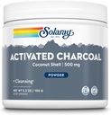 Solaray Activated Coconut Poudre de charbon de coco 500 mg