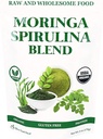 Chérie Sweet Heart Organic Moringa & Spiruline Superfood Blend, 6 oz – USDA Organic, Non-OGM, Vegan, Sans gluten Supergreens Poudre pour l'énergie, la désintoxication et le bien-être quotidien
