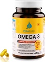 VEDAPURE Omega 3 Capsules d'huile de poisson