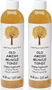 Caleb Treeze Old Amish Muscle Tonic 8 oz, Leg Cramps Relief, Foot Cramps Relief, Legs sans repos, Muscle Cramps & Spasm Relief - Pack de 2