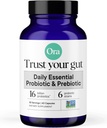 Probiotiques biologiques Ora avec des prébiotiques pour la santé digestive 16 Million CFU - Faites confiance à votre Gut - Strains - Acidophilus Lactobacillus Breve Bifidum Lactis