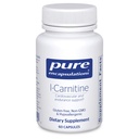 Encapsulations pures L-Carnitine.com Supplément hypoallergénique pour support cardiovasculaire et d'endurance.