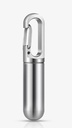 Porte-pilule porte-clés – Petit contenant de pilule avec carabinier – Boîtier de pilule en métal en acier inoxydable, étui de pilule portable pour la purse, sac à dos, porte-clés Pilule étanche pour la médecine