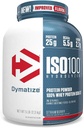 Dymatize ISO100 Fraise hydrolysée à 100 % de protéines de lactosérum -- 5 lbs