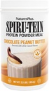 NaturesPlus SPIRU-TEIN, beurre d'arachide au chocolat - 2,3 lb, boîte de 2 - poudre végétale de protéines - végétalien, sans gluten - 68 portions totales