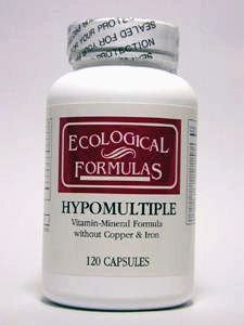 Formules écologiques - Hypomultiple sans Cu/Iron 120 capsules