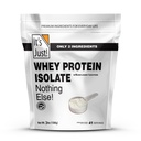 C'est juste! - Whey Protein Isolate, Ultra Premium Grass-Fed, Non aromatisé, Fabriqué aux États-Unis, Pure 90% Protéine, seulement 1g de glucides, Pas de sucre ajouté (3 livres)