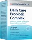 AMERICAN SANTÉ Soins quotidiens Complexe probiotique, 20 milliards de micro-organismes - Fraises étudiées cliniquement - Soutien avancé pour la santé quotidienne digestive et immunitaire - 30 capsules, 30 portions totales