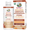 MaryRuth Organics Cordyceps Complément de Champignons Ultra Absorption Liposomale de Liposorption Full Spectrum Mushroom de 200mg Beta-Glucans par service