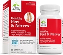 Terry naturellement les pieds et les nerfs sains - Supplément à base de plantes avec la vitamine bioactive B12 - Supplément de soutien de la santé circulatoire et nerve - Capsules végétaliennes avec Boswellia Serrata - 60 Capsules