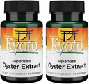 Swanson Kyoto Japanese Oyster Extract - Natural Supplement Promoting Drive & Wellness for Men & Women - (500 Milligrams 60 Capsules) (2 Pack)