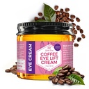 Leven Rose Lifting crème pour les yeux de café avec caféine 1 oz - Solution naturelle pour les cernes sombres et le puffiness - traitement anti-âge sous les yeux raffermissant