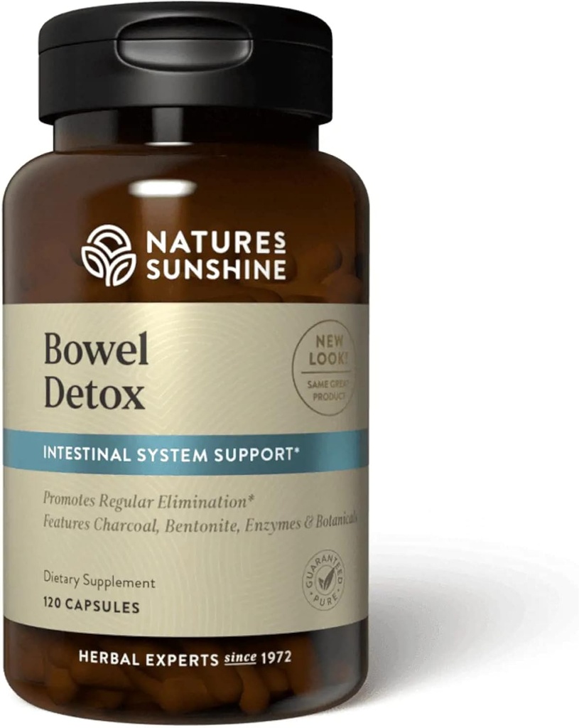 Nature's Sunshine Bowel Detox, 120 capsules