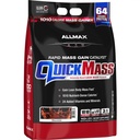 ALLMAX QUICKMASS, Chocolat - 10 lb - Catalyseur de gain de masse rapide - Jusqu'à 64 grammes de protéines par portion - 3:1 Rapport glucides/protéines - Zéro gras trans - Jusqu'à 70 portions