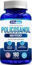 Nous aimons les vitamines Policosanol 25mg - 180 Capsules - Supplément Policosanol à partir de canne à sucre naturelle - Non-OGM et sans gluten