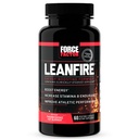 Force Factor LeanFire Pre Workout Energy Pills with Green Tea Extract and Caffeine to Increase Energy, Build Lean Muscle, Black, 60 Count (Pack of 1), Package May Vary