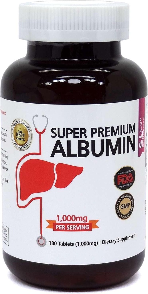S&L Santé MEGA Premium Albumine (Albumin 500 (950mg) Comprimé)