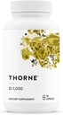 THORNE - Supplément Vitamine D3 - Soutient la santé des os, des dents, des muscles, de la fonction cardiovasculaire et immunitaire* - Sans gluten, sans lait et sans soja - 1 000 UI - 90 portions