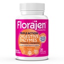 Florajen Enzymes digestifs avec probiotiques et prébiotiques - Formule triple-action pour la santé des Guts, Bloating, & Gas Relief - Soutient la digestion du gluten et des produits laitiers - Propre, non-OGM - 30-Conte