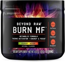 BEYOND RAW Burn MF, Formule métabolique, Thermo Activator, supporte l'énergie et le focus, Gummy Worm, 30 services