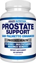 Arazo Nutrition Prostate Supplement - Saw Palmetto + 25 herbes - Réduire les mictions fréquentes, réduire la perte de cheveux, soutenir l'endurance – Extrait homéopathique unique de plantes suppléments de santé - Capsule ou pilule