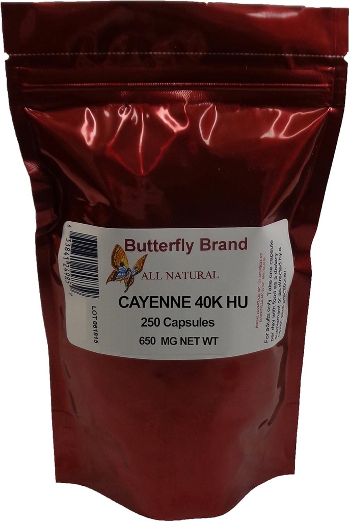 Cayenne 40K HU Capsules 650mg Sachet de 250