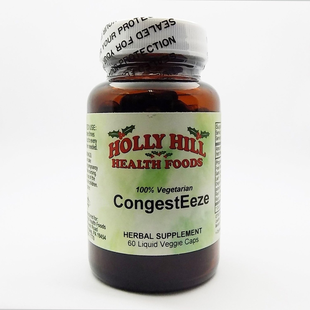 Holly Hill Health Foods, CongestEeze, 60 capsules végétales liquides