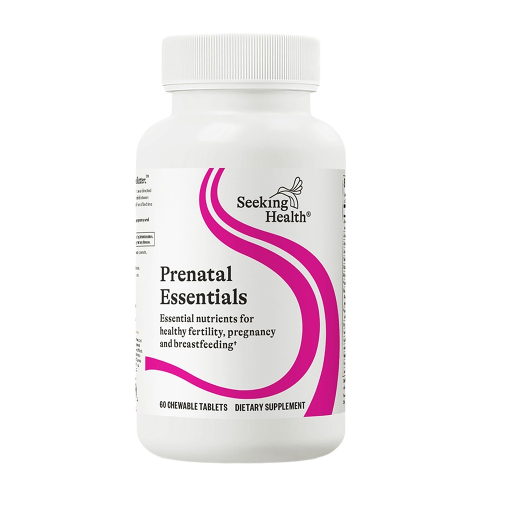 Recherche d'essentiels prénatals pour la santé Chocable - Supplément de soutien prénatal avec Riboflavine - Formule soutient la santé immunitaire et la méthylation - B12 Supplément pour soutenir le développement génétique - 60 comprimés