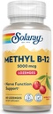 Solaray Methyl B12, Lozenge, Cherry (Btl-Plastic) 5000mcg | 60ct