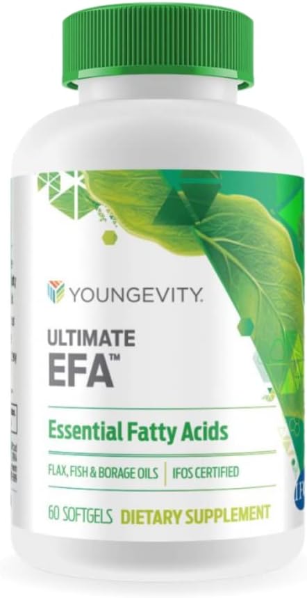 Youngevity Ultimate EFATM – Omega 3, 6 & 9 Suppléments de mélange de bore, de lin et d'huiles de poisson