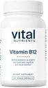 Nutriments vitaux Vitamine B12 1000mcg - Vegan - méthylcobalamine pour la santé du métabolisme, de la cognition et du système nerveux* - Supplément haute puissance B12 - sans gluten, sans lait, sans soja - 100 capsules