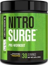 Supplément de pré-entraînement Jacked Factory NITROSURGE - Endless Energy, Instant Strength Gains, Clear Focus, Pompes Intenses - PAS de booster et puissant pré-entraînement Poudre d'énergie - 30 portions, ananas