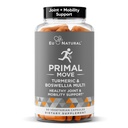 Primal Joint & Mobility Support - Supplément de soutien conjoint avancé pour les femmes et les hommes - Turmeric, Boswellia, Ginger et Boron pour la flexibilité du corps entier, la santé articulaire et le confort - 60 Capsules Veg Soft